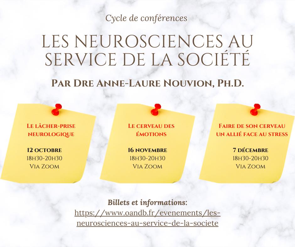 Les Neurosciences au service de la société