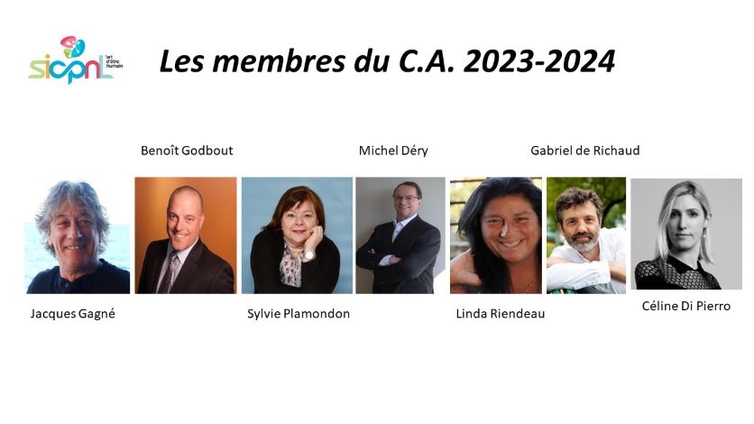 Le conseil d'administration de la SICPNL 2023-2024