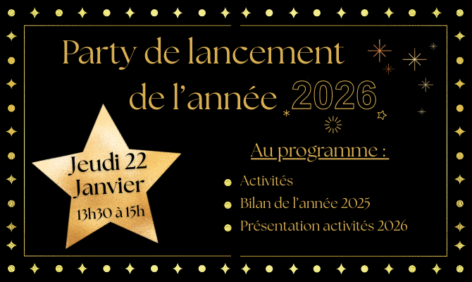 Party de lancement de l'année 2026