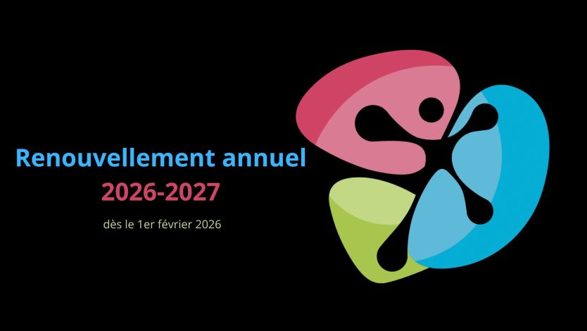 Renouvellement de votre cotisation 2026-2027